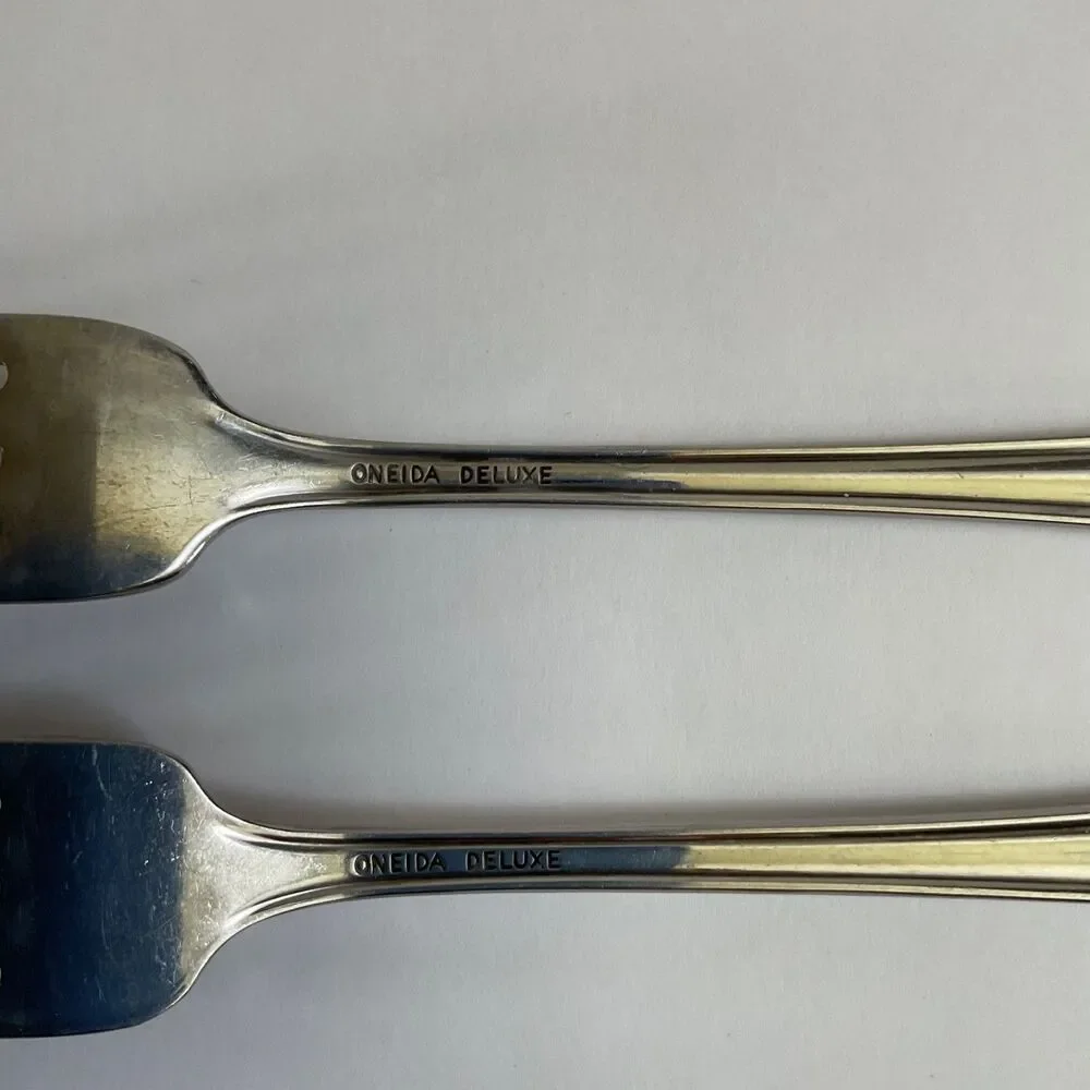 Oneida ANTICIPATION Stainless Steel Dinner Forks Set of Two, Oneida Deluxe USA